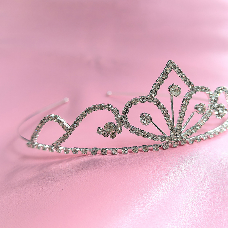 Women'S Vintage Accessories - Серебряная корона со стразами, роскошная хрустальная