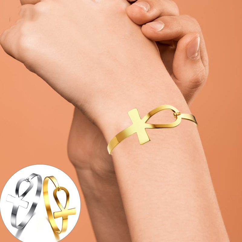 Women Accessories Egypt - Женские браслеты с крестом, противоаллергенный браслет