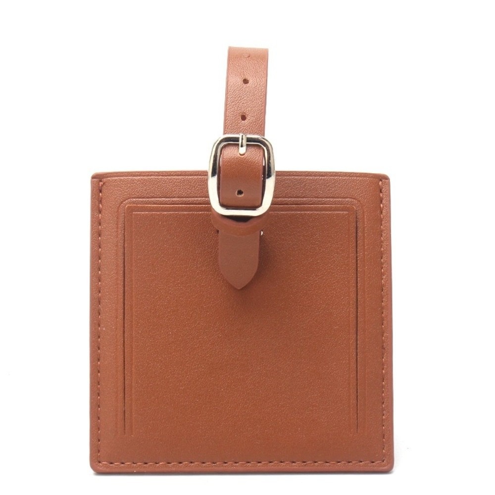 Women Accessories Name - Квадратные кожаные бирки для багажа с