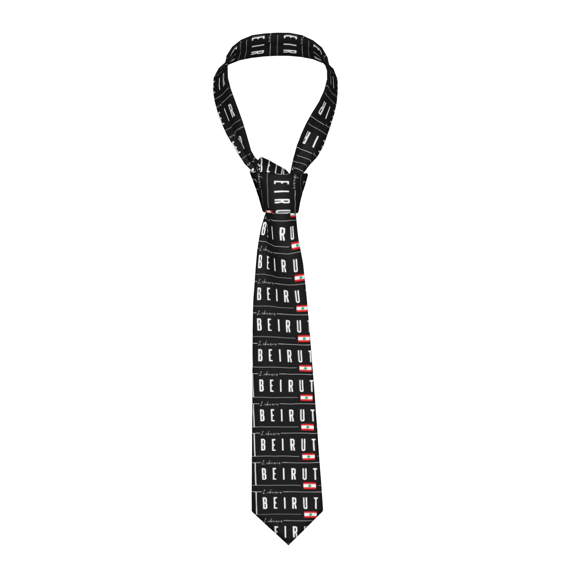 Women Accessories Lebanon - Галстук с флагом Бейрута, Ливан, для