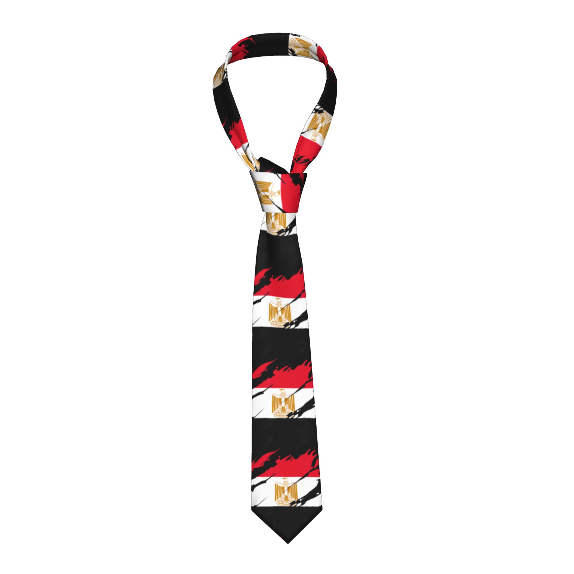 Women Accessories Egypt - Шелковый галстук унисекс с флагом Египта,