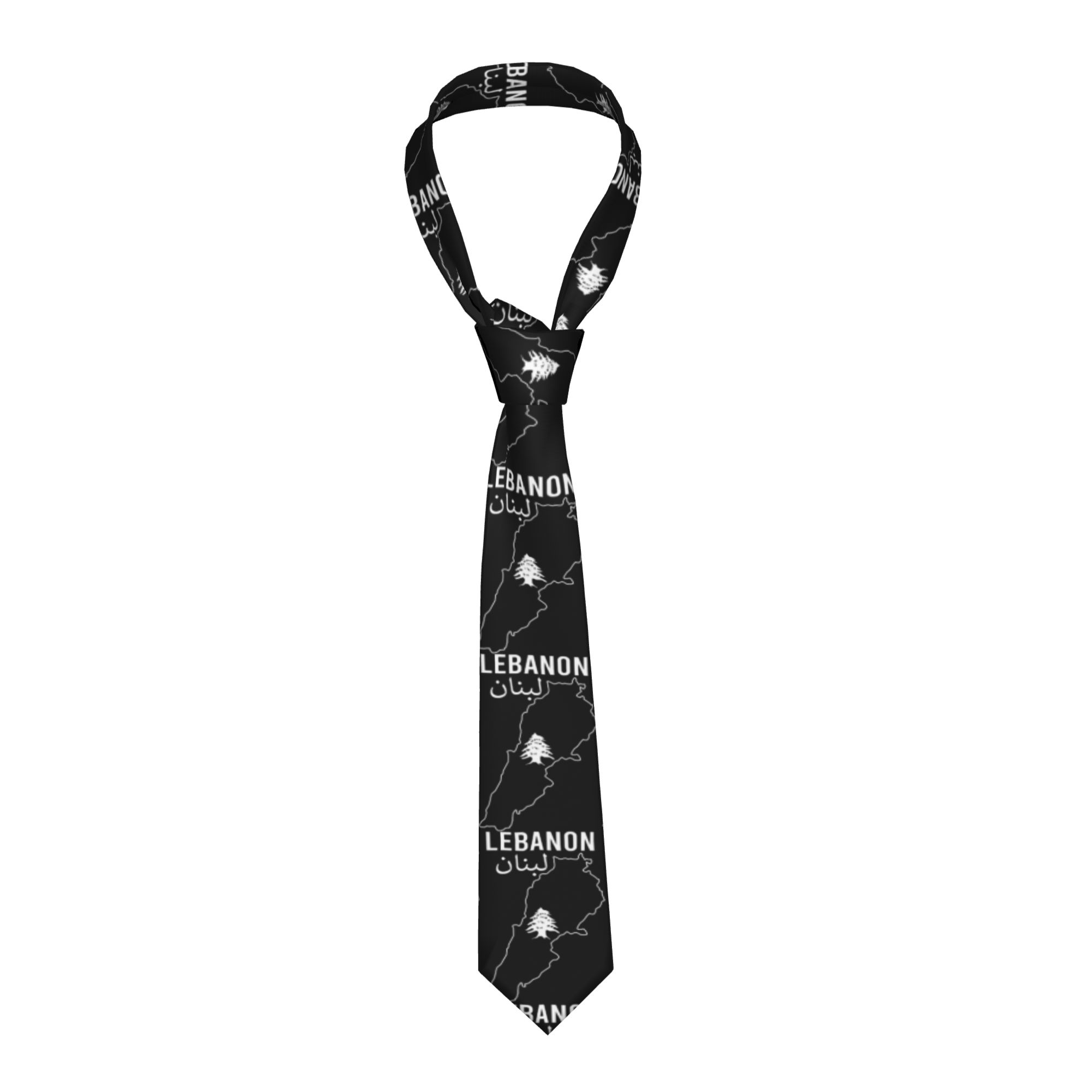 Галстук с картой Ливана и флаг – обзор и цена Women Accessories Lebanon